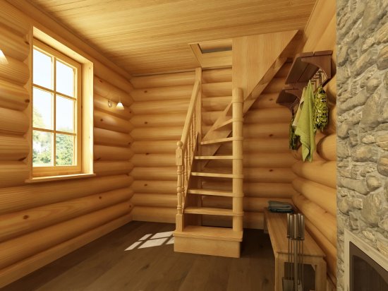 Лестница поворотная 90° ЛС-91 универсальная