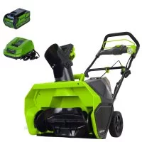 Снегоуборщик аккумуляторный GREENWORKS Бесщёточный GD40ST 51 см 40 В 1x4 Ач АКБ и ЗУ в комплекте