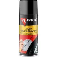 Автомобильный грунт KERRY черный аэрозоль, 520 мл