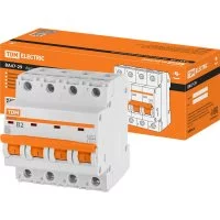 Автомат TDM ELECTRIC ВА47-29 4Р, 2 А, 4,5 кА, В