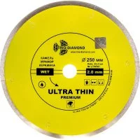Сплошной ультратонкий отрезной алмазный диск TRIO-DIAMOND hot press