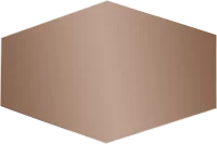 Зеркальная плитка Omega Glass NNLM72 сота 30x20 см глянцевая цвет бронза 1 шт.