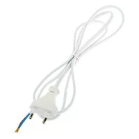 Кабель для светильника Duwi IP20 230 В 1,5 м белый (28560 1)