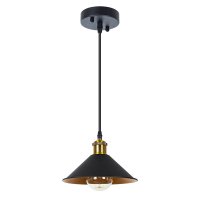 Светильник подвесной Arte Lamp Cappello E27 60 Вт 2 кв.м черный IP20 (A7037SP-1BK)