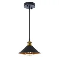 Светильник подвесной Arte Lamp Cappello E27 60 Вт 2 кв.м черный IP20 (A7037SP-1BK)