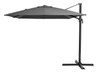 Зонт с боковой опорой Naterial Aura 281x386 h275 см прямоугольный темно-серый