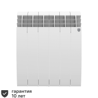 Радиатор секционный Royal Thermo Biliner Alum 500/87 6 секций боковое подключение алюминий белый