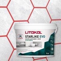 Эпоксидный состав для укладки и затирки мозаики LITOKOL STARLIKE EVO S.550 ROSSO ORIENTE