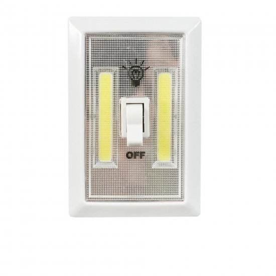 Светильник светодиодный Старт PL-2LED-COB на батарейках, цвет белый