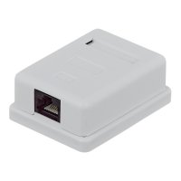 Розетка компьютерная Hyperline 8P8C CAT5e 1 гнездо (430230)