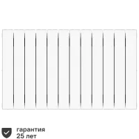 Радиатор секционный Rifar Supremo 500/90 12 секций боковое подключение биметалл белый