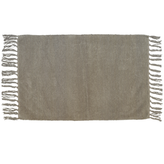 Коврик декоративный хлопок Inspire Manoa 50x80 см цвет серый