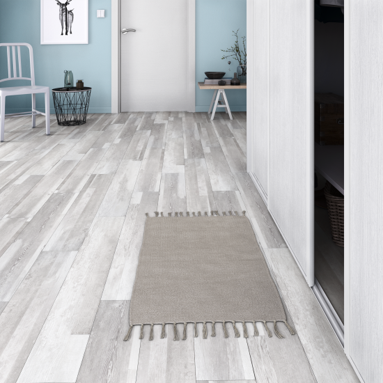 Коврик декоративный хлопок Inspire Manoa 50x80 см цвет серый