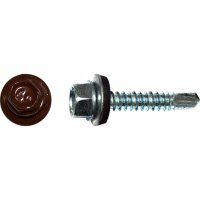 Кровельный саморез КРЕП-КОМП 4,8x29 RAL3009 оксидно-красный 3500 шт.