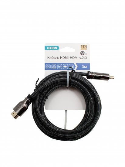 Кабель HDMI Oxion 4K, 3 м