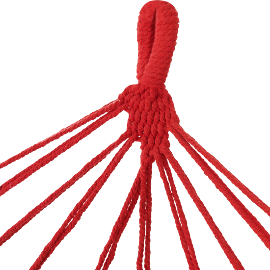 Гамак садовый Rio 100/80x200 см, поликоттон/дерево, цвет красный