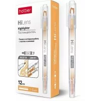 Двухсторонний текстовыделитель Hatber Hi-Lens