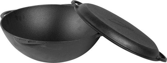 Казан чугунный с крышкой-сковородой Forester 9 л