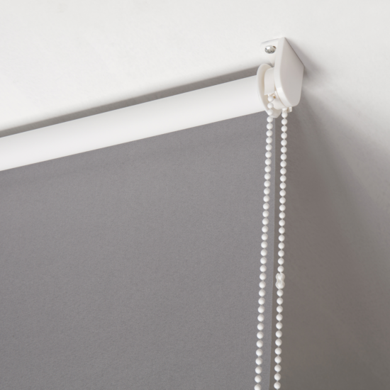 Штора рулонная блэкаут Inspire Santos 60x160 см серая