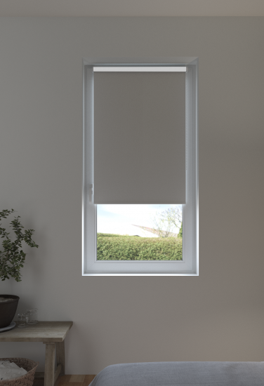 Штора рулонная блэкаут Inspire Santos 60x160 см серая