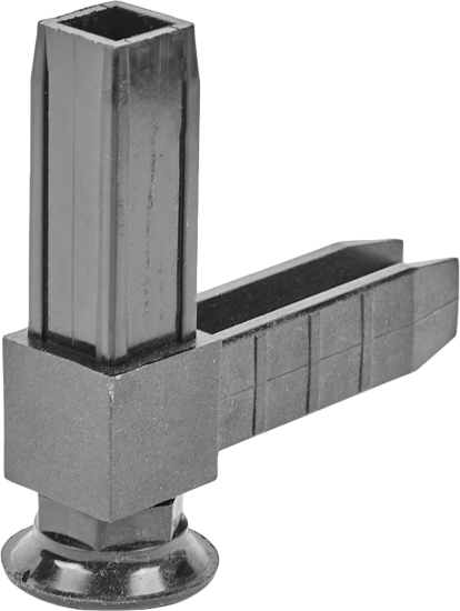 Коннектор 2 Лофт с регулируемой опорой пластик черный
