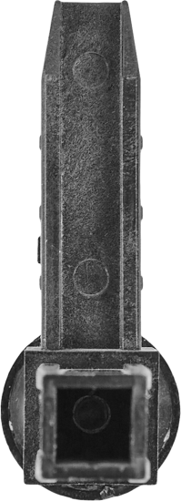 Коннектор 2 Лофт с регулируемой опорой пластик черный