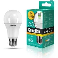 Светодиодная лампа Camelion LED 9-A60/830/E27