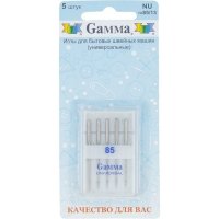 Иглы для бытовых швейных машин универсальные Gamma NU №85/13