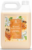 Жидкое крем-мыло Grass Milana Молоко и мед 5 кг
