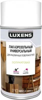 Лак аэрозольный алкидный Luxens сатинированный бесцветный 210 мл