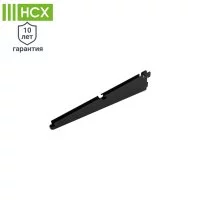 Кронштейн для полок НСХ 31.1x5,6x1,2 см нагрузка до 20 кг цвет чёрный