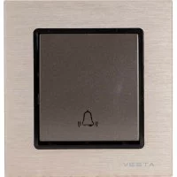 Кнопка звонка Vesta Electric Exclusive Champagne Metallic