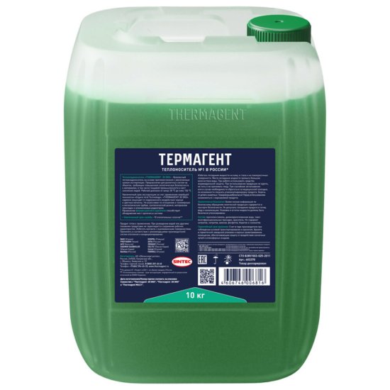 Теплоноситель Thermagent Eko -30 °С 10 кг на основе пропиленгликоля