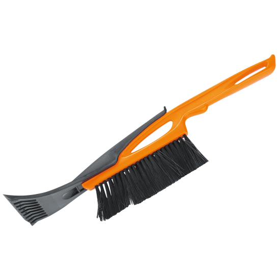 Щётка-сметка для снега со скребком Sparta 400 мм цвет оранжевый