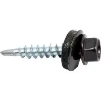 Кровельный саморез КРЕП-КОМП 4,8x29 RAL8019 серо-коричневый 250 шт.