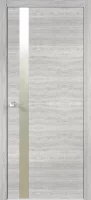 Дверь межкомнатная глухая Канзас 2 60x200 см ПВХ цвет дуб европейский серый с замком