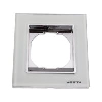 1-местная рамка Vesta Electric Exclusive White