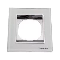 1-местная рамка Vesta Electric Exclusive White