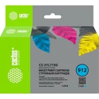 Картридж струйный для HP OfficeJet 8010/8012/8013/8014/8015/8020 Cactus CS-3YL77AE 912
