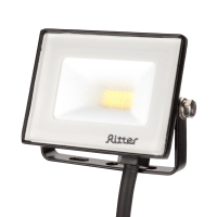 Прожектор светодиодный уличный Ritter Profi 53414 7 10 Вт 1000 Лм 180-240В нейтральный белый свет 4000К IP65 черный