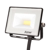 Прожектор светодиодный уличный Ritter Profi 53414 7 10 Вт 1000 Лм 180-240В нейтральный белый свет 4000К IP65 черный