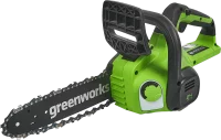 Аккумуляторная пила Greenworks 24 В шина 25 см АКБ и ЗУ в комплекте