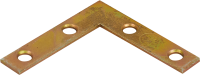 Оконный уголок 50x50x10x1.5 желтый цинк