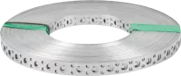 Перфорированная лента прямая LP 12x0.75 25 м оцинкованная сталь цвет серый
