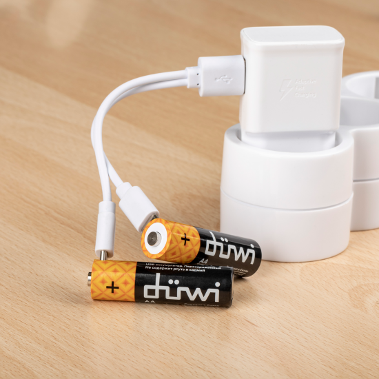 Аккумулятор Duwi Li-Ion LR6 AA 1800 мАч 1.5В 2 шт.