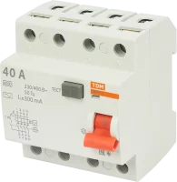 УЗО Tdm Electric ВД1-63 4P 40 A 300 мА 4.5 кА AC SQ0203-0037