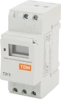 Таймер электронный TDM Electric ТЭ15-1мин/7дн-16on/off-16А-DIN