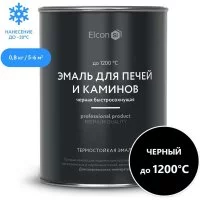 Термостойкая эмаль для печей и каминов Elcon max therm