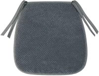 Галета для стула Linen Way Цитус 38/27x40x3 см цвет графит