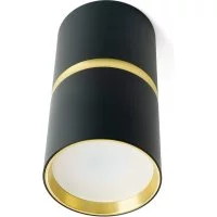 Потолочный светильник FERON ml186 barrel zen mr16 gu10 35w 230v, черный, золото